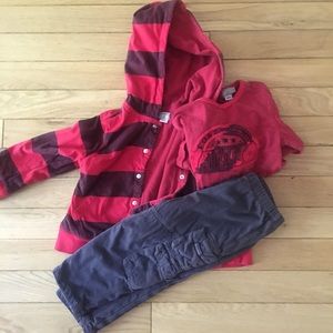 18 month old boy 3 piece outfit
